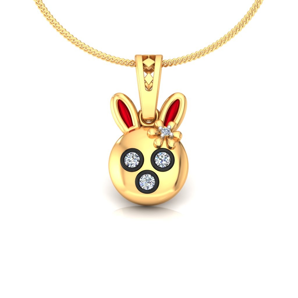 Cartoon Diamond Pendant