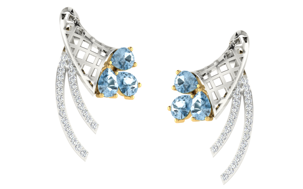 Aurora Leaf Earrings