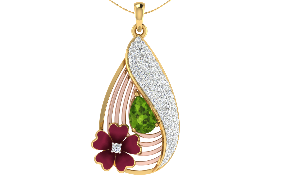 Diamond Dewdrop Pendant