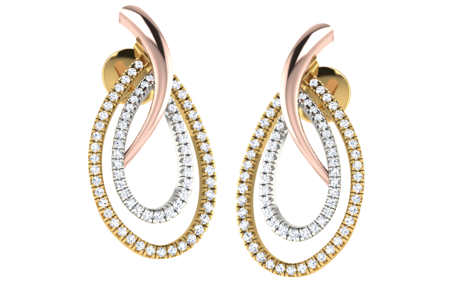 Noor Halo Drops Earrings