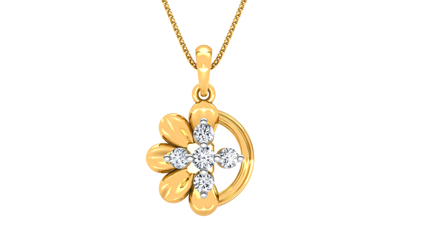 Evergold Bloom Pendant