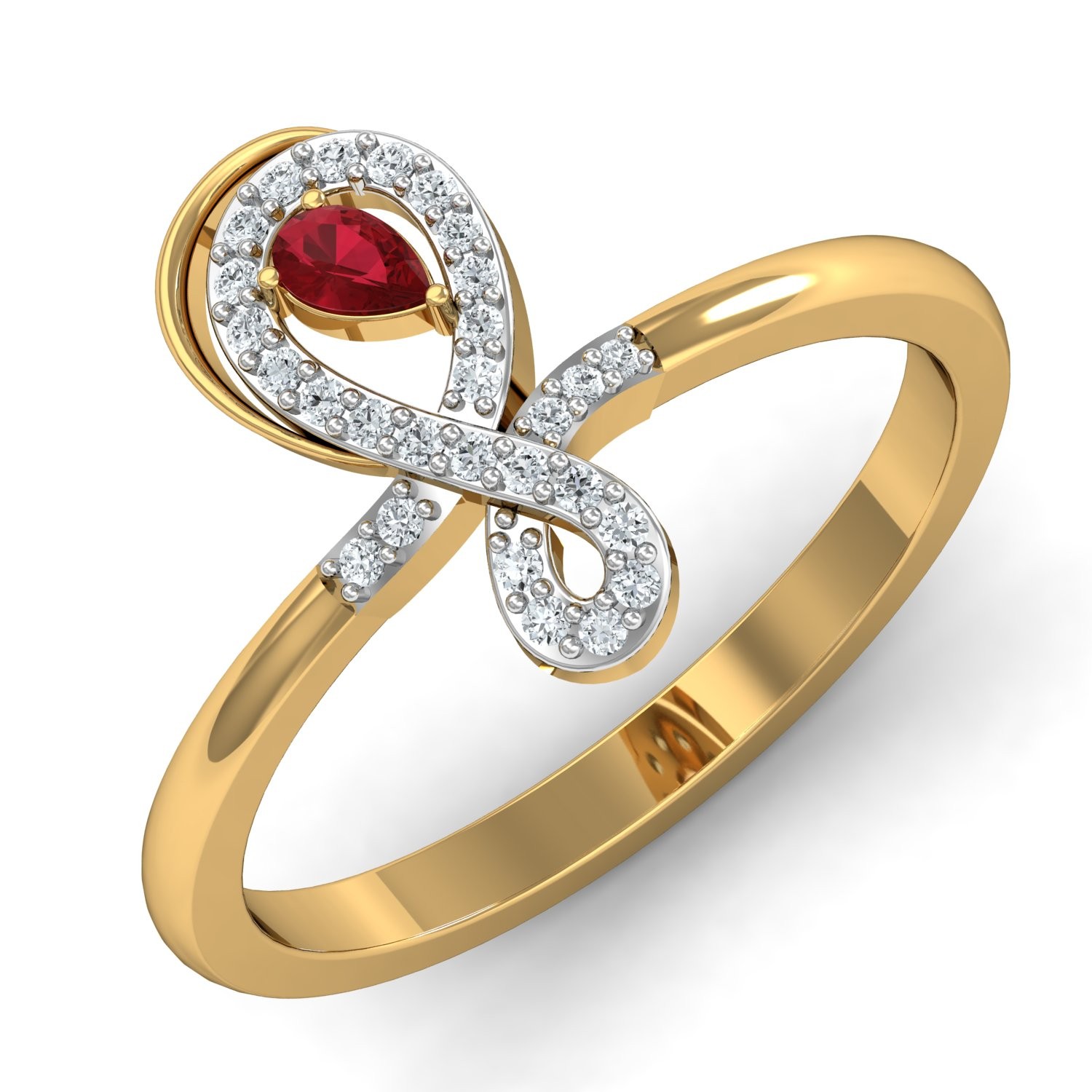 Velora Link Gold Ring