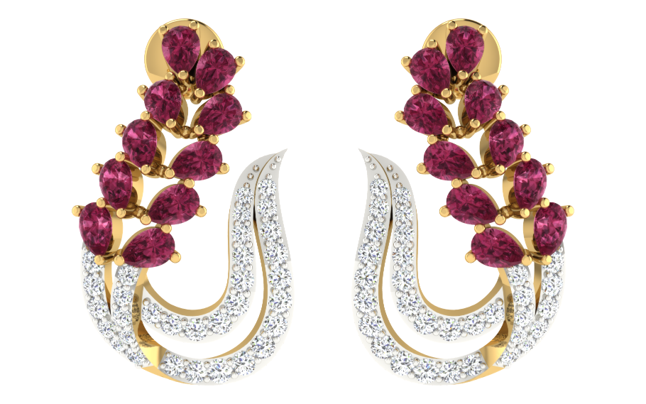 Dramatic Edge Earrings