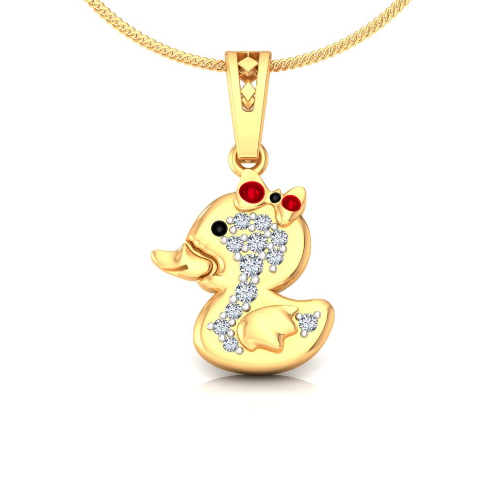 Baby Duck Charm Pendant