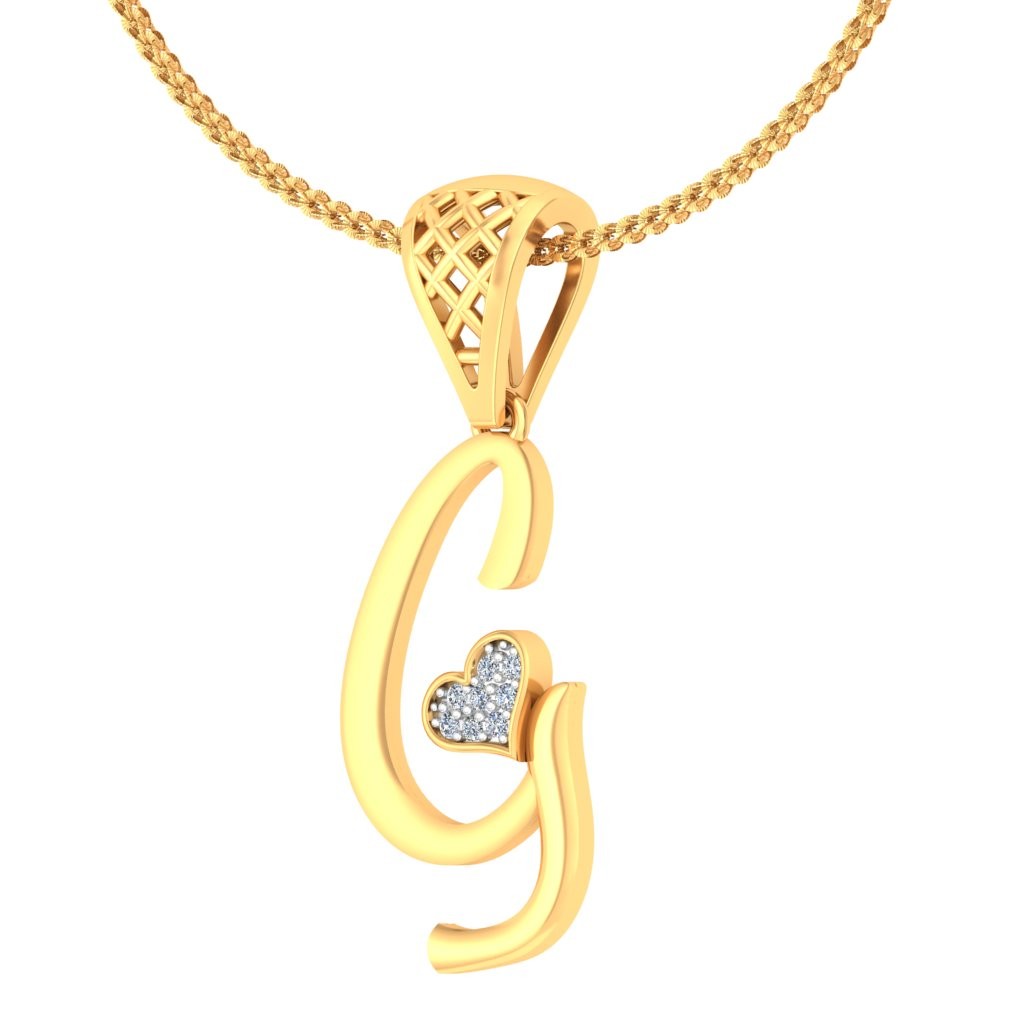 G Alphabat Pendant