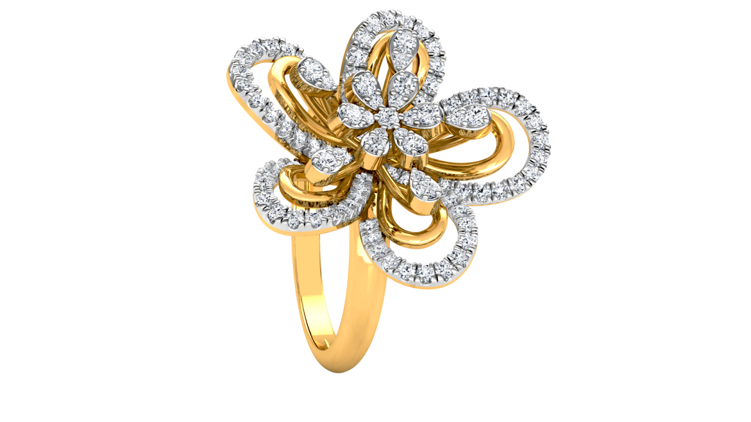 Floral Cocktail Ring