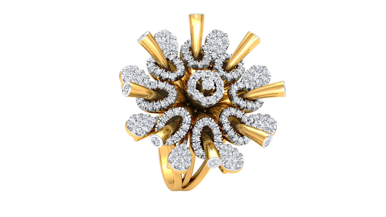 Gilded Bloom Ring
