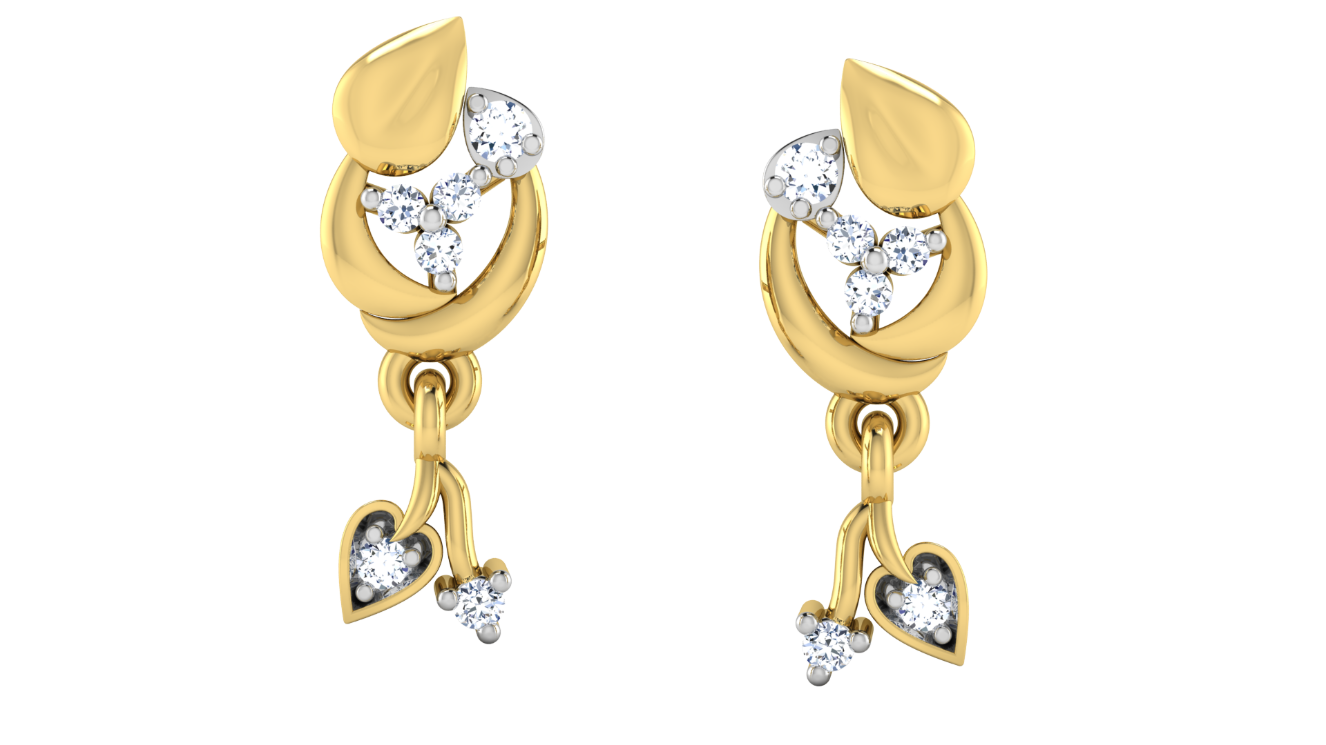 Ethereal Curl Drops Earrings