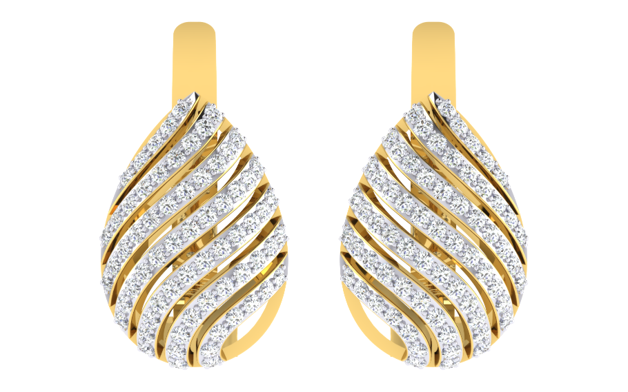 Kinetic Gold Earrings