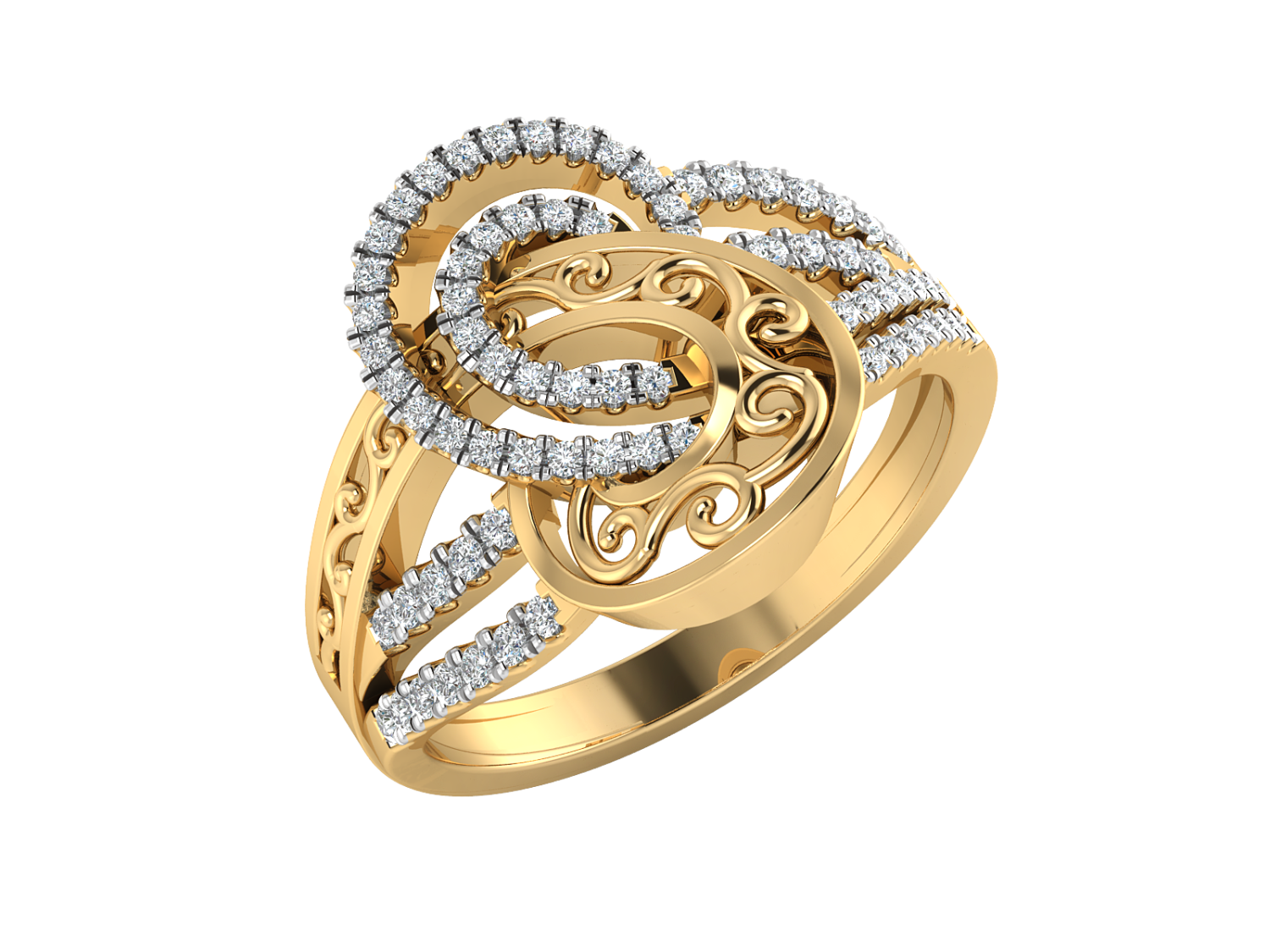 Regalia Swirl Ring