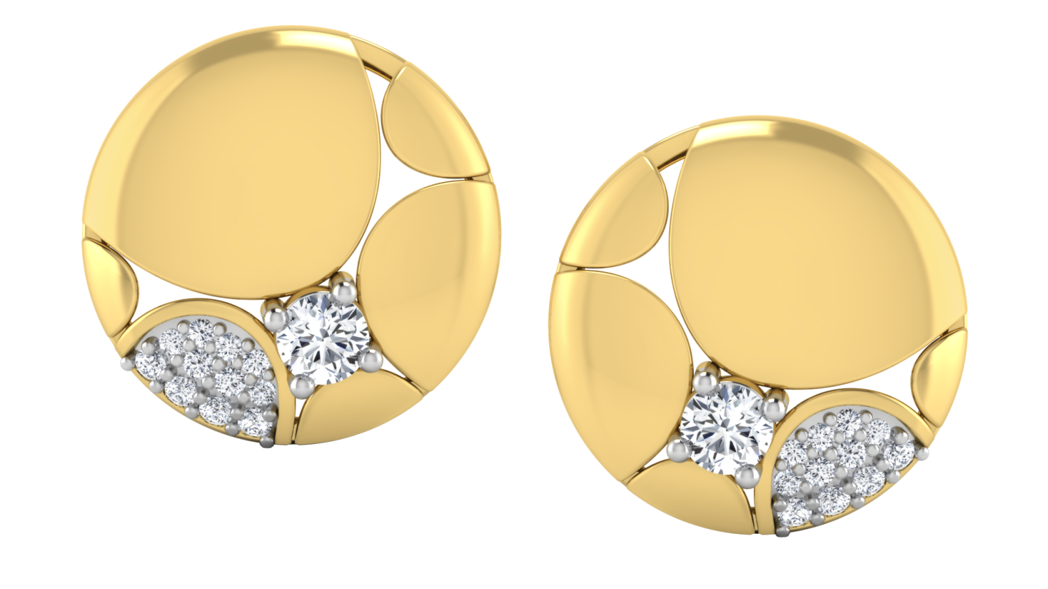 Aurelia Duo Diamond Earrings