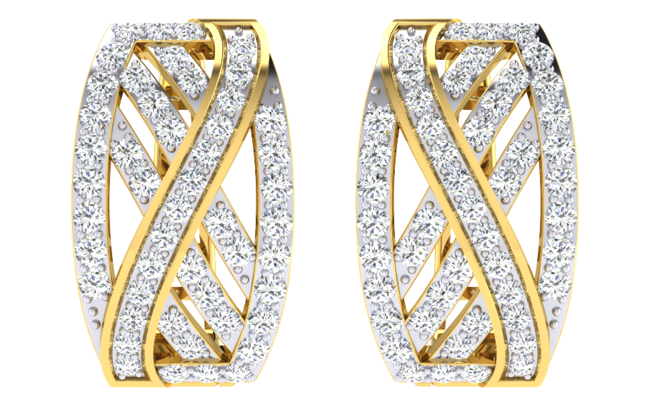 Quartzite Row Earrings