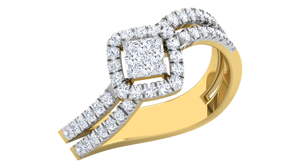 Titan Flare Diamond Ring