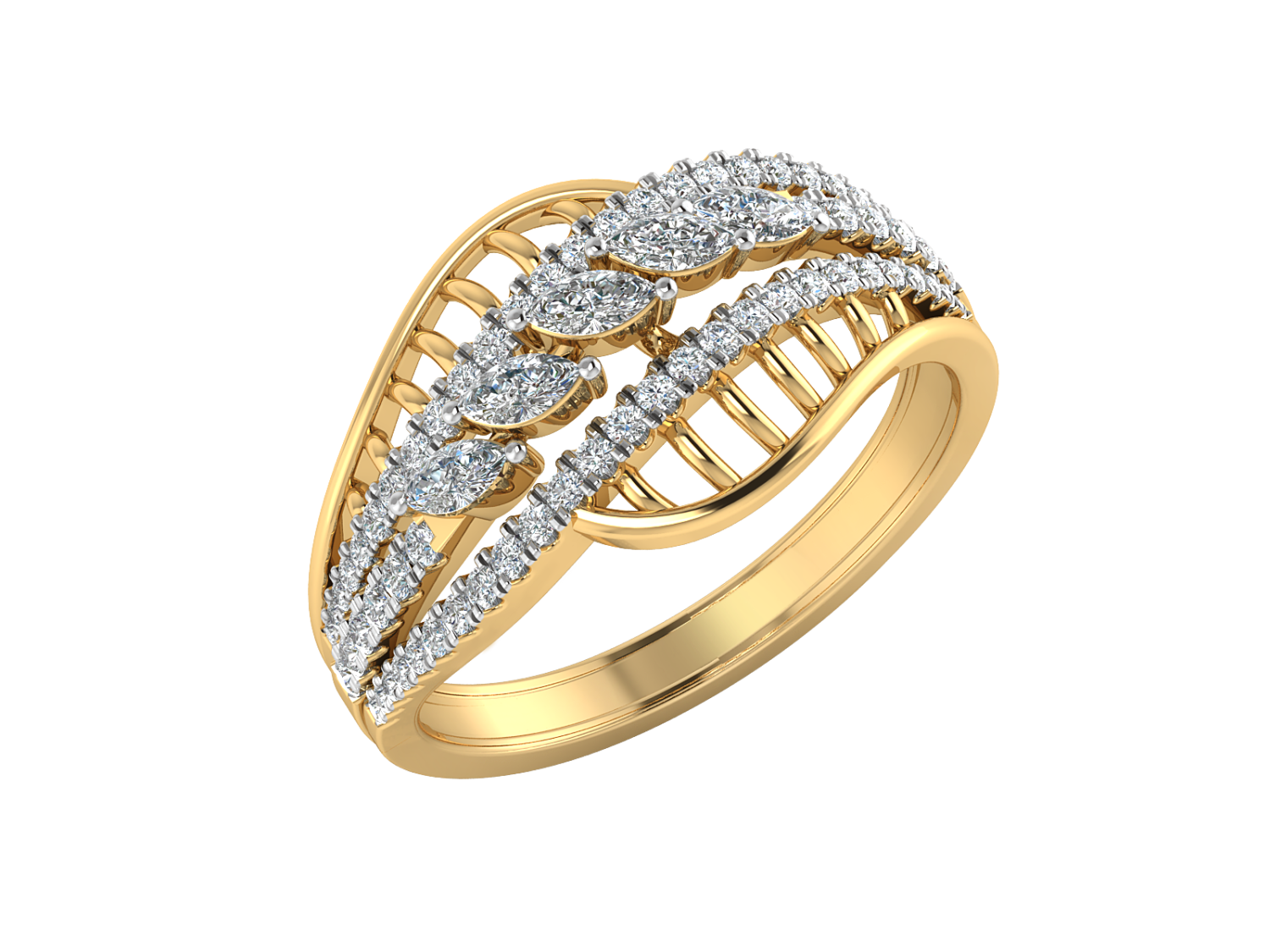 Gilded Seraph Ring