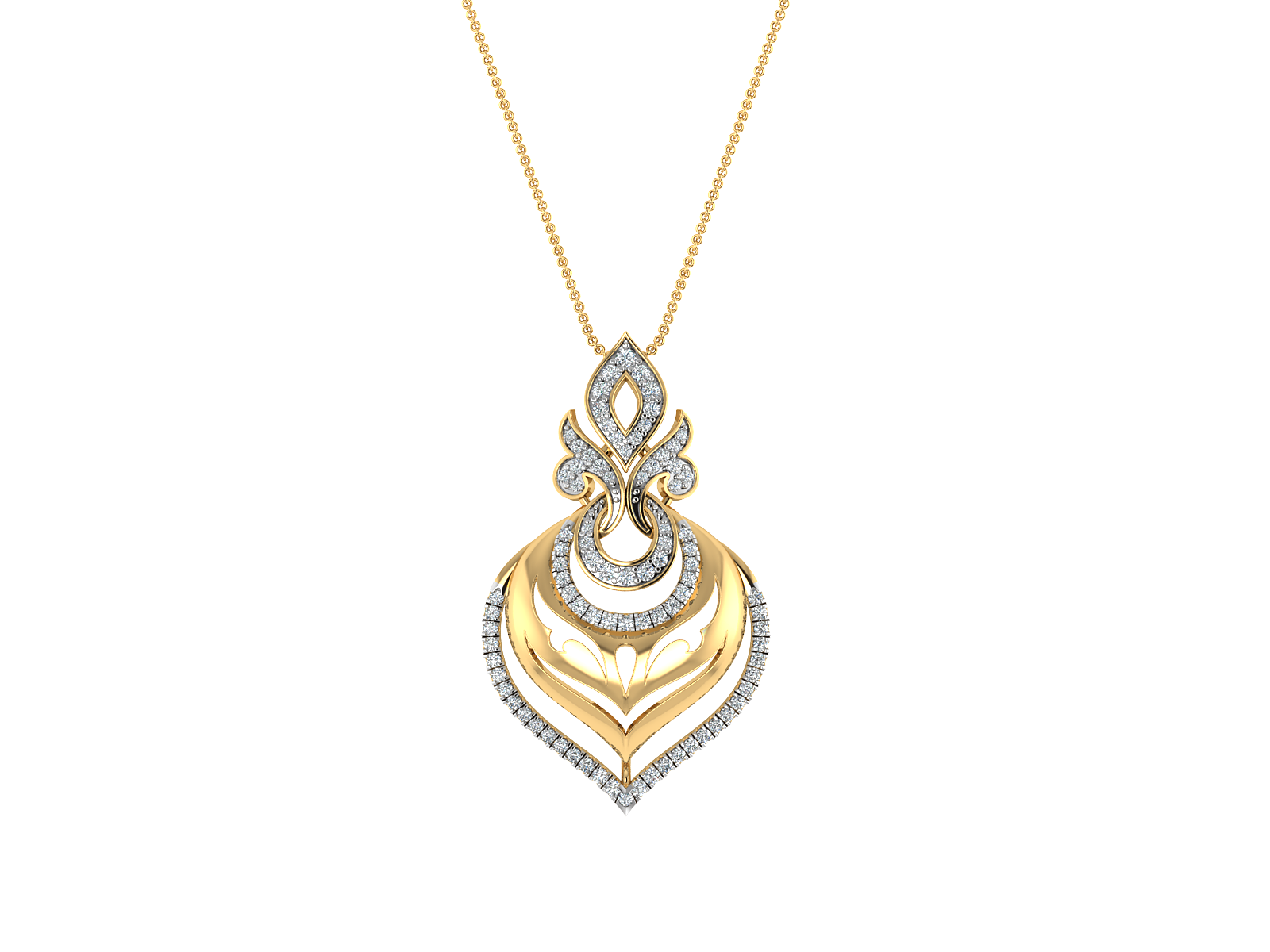 Celeste Twist Pendant
