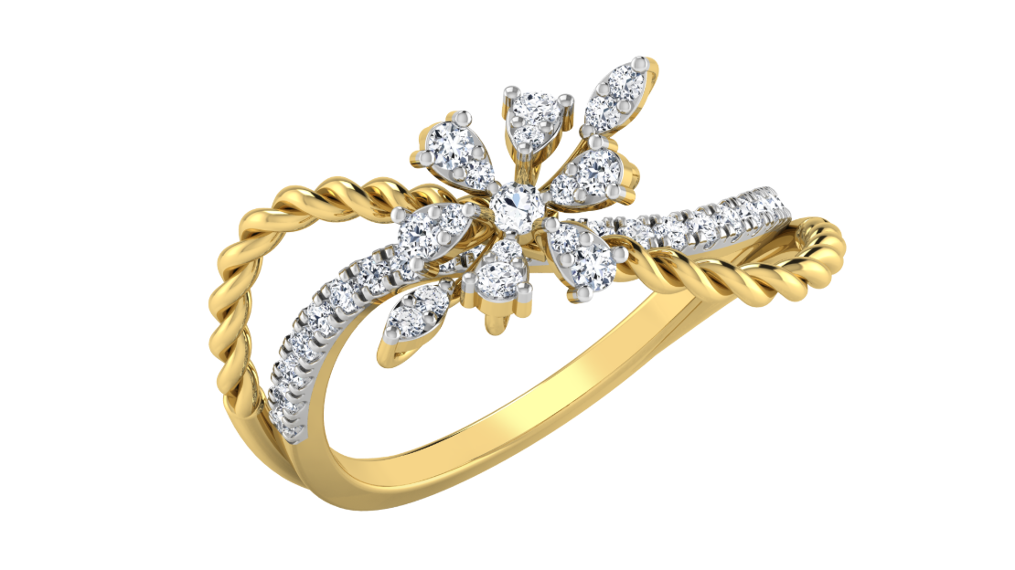 Majestic Petal Glow Ring