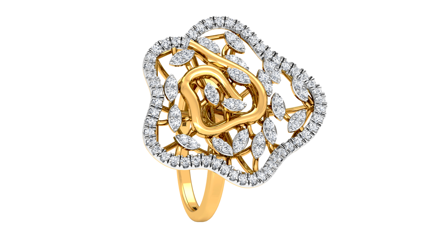 Aurelia Heartbloom Ring