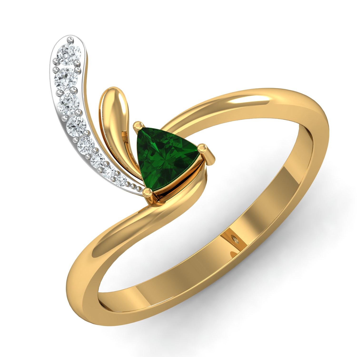 Azure Whisper Diamond Ring