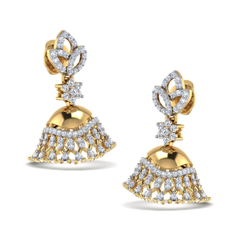 Suvarna Kamala Jhumkas