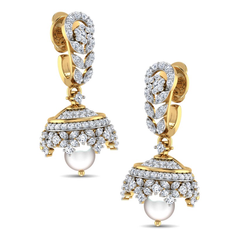 Rajkumari Pearl Jhumkas