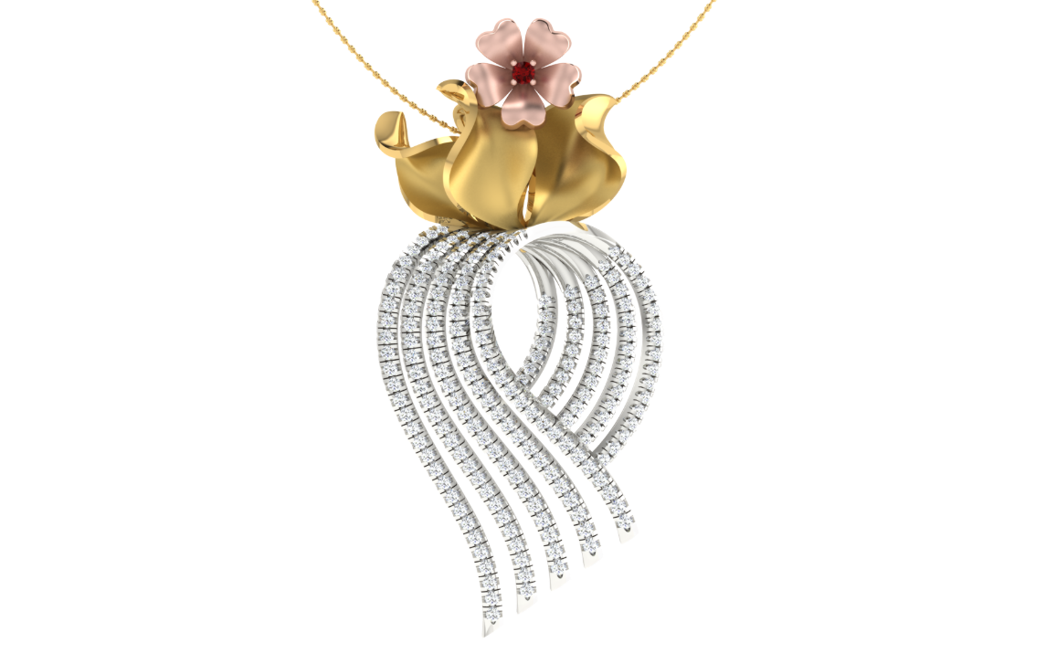 Peacock Whisper Pendant