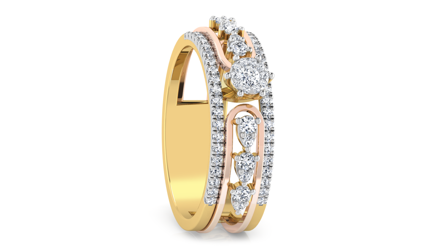 Luxe Garden Diamond Ring
