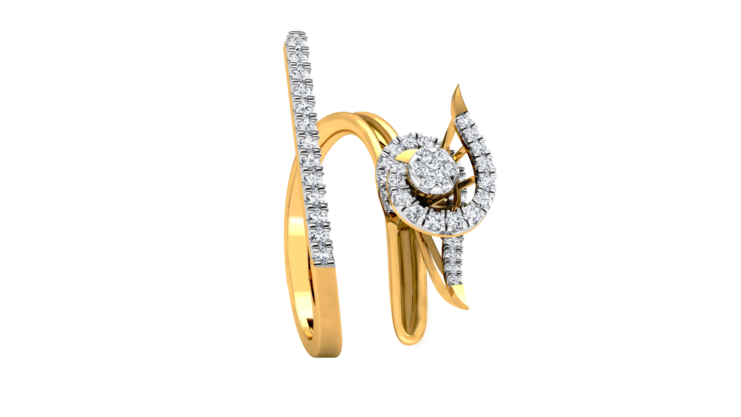 GoldFusion Diamond Ring