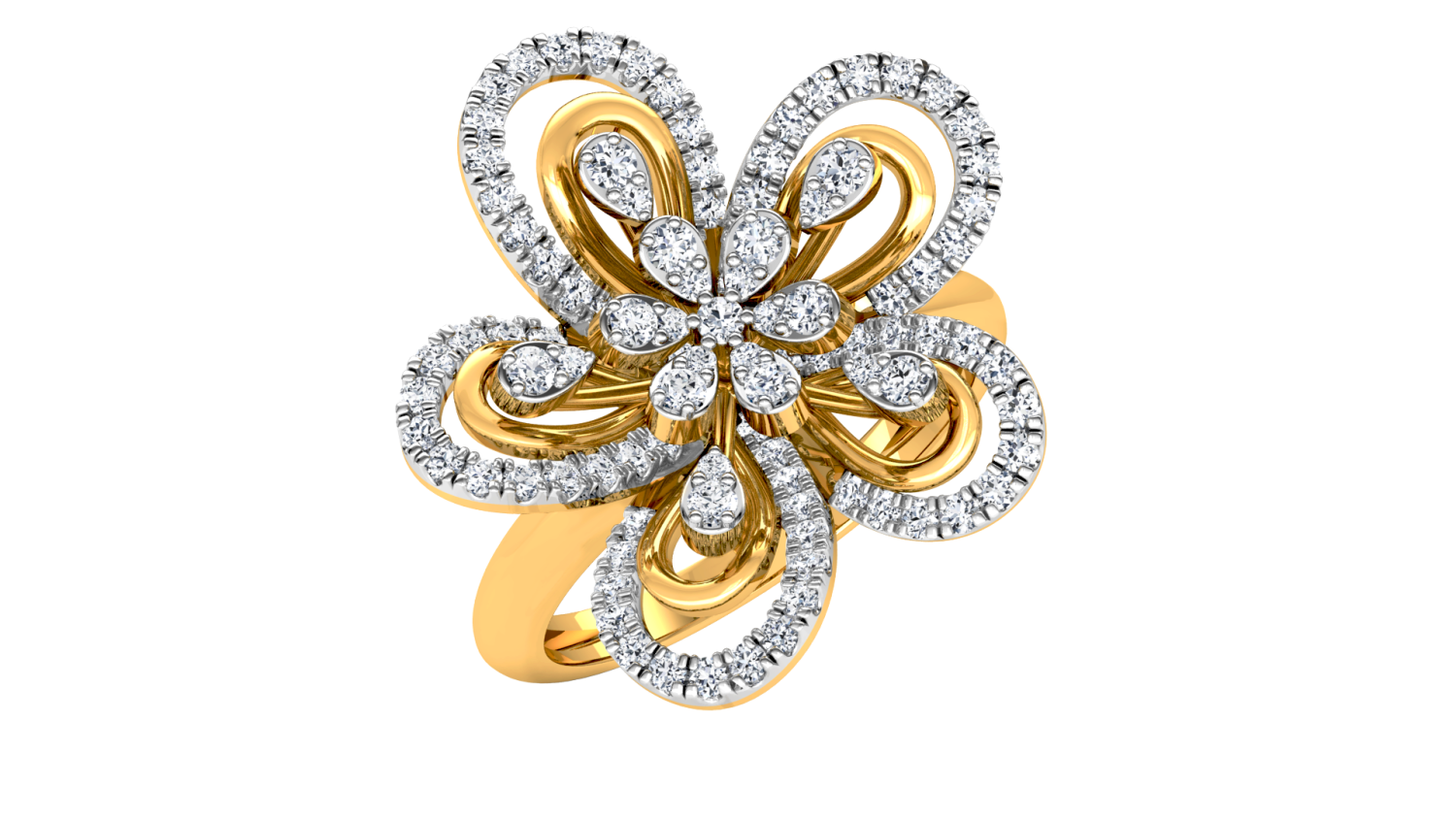 Floral Cocktail Ring