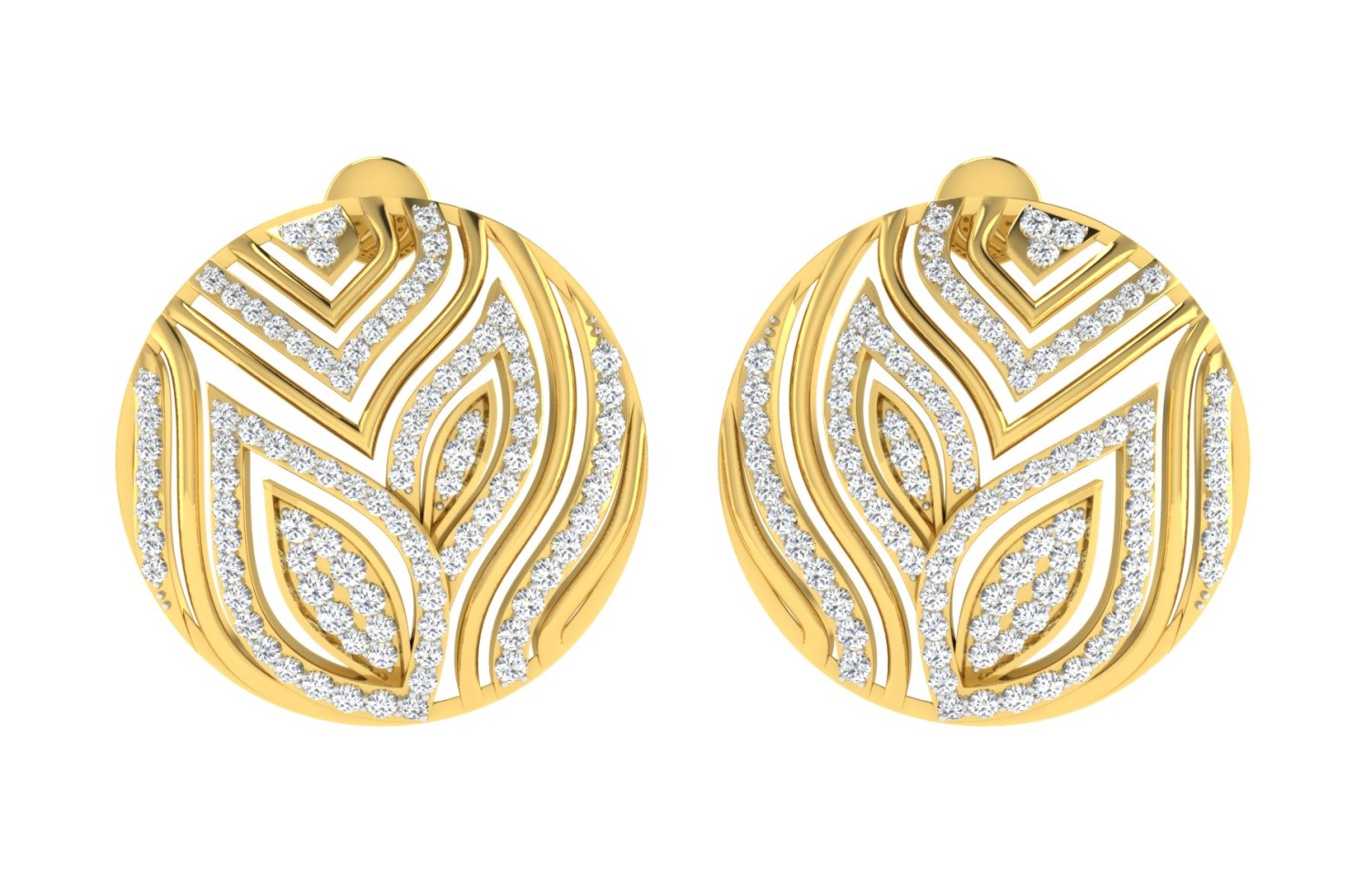 Viraasat Halo Earrings