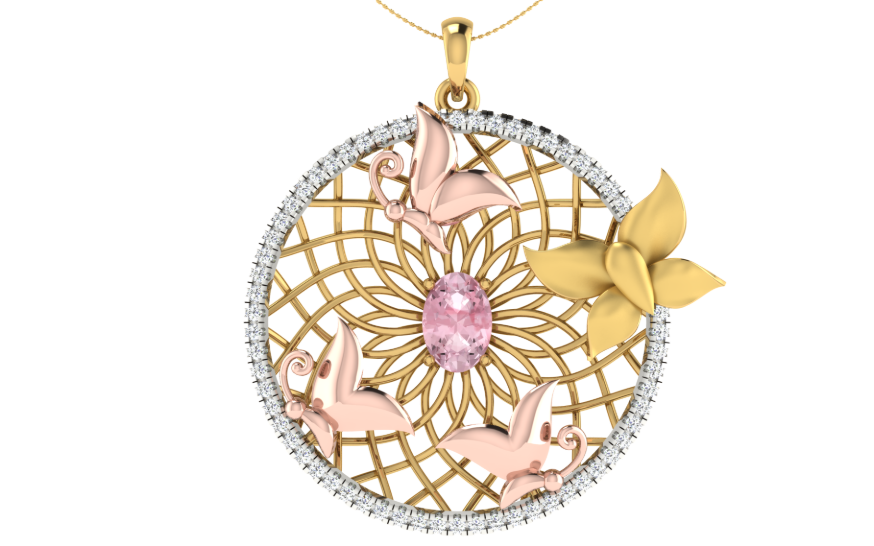 Velora Diamond Drops pendant