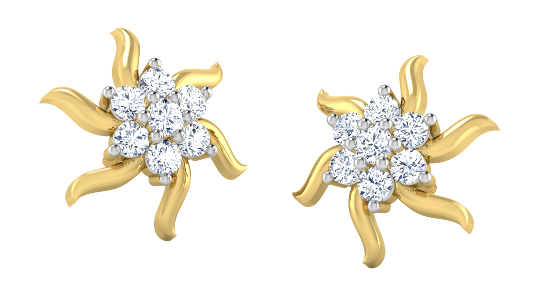 Golden Bloom Earrings