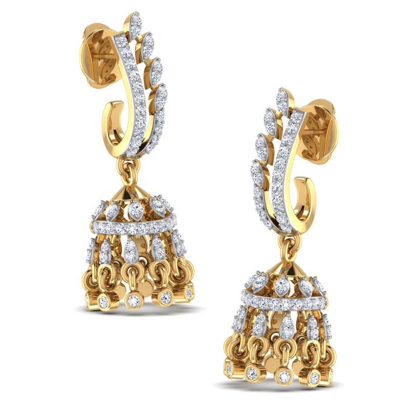 Kanaka Pushpa Jhumkas