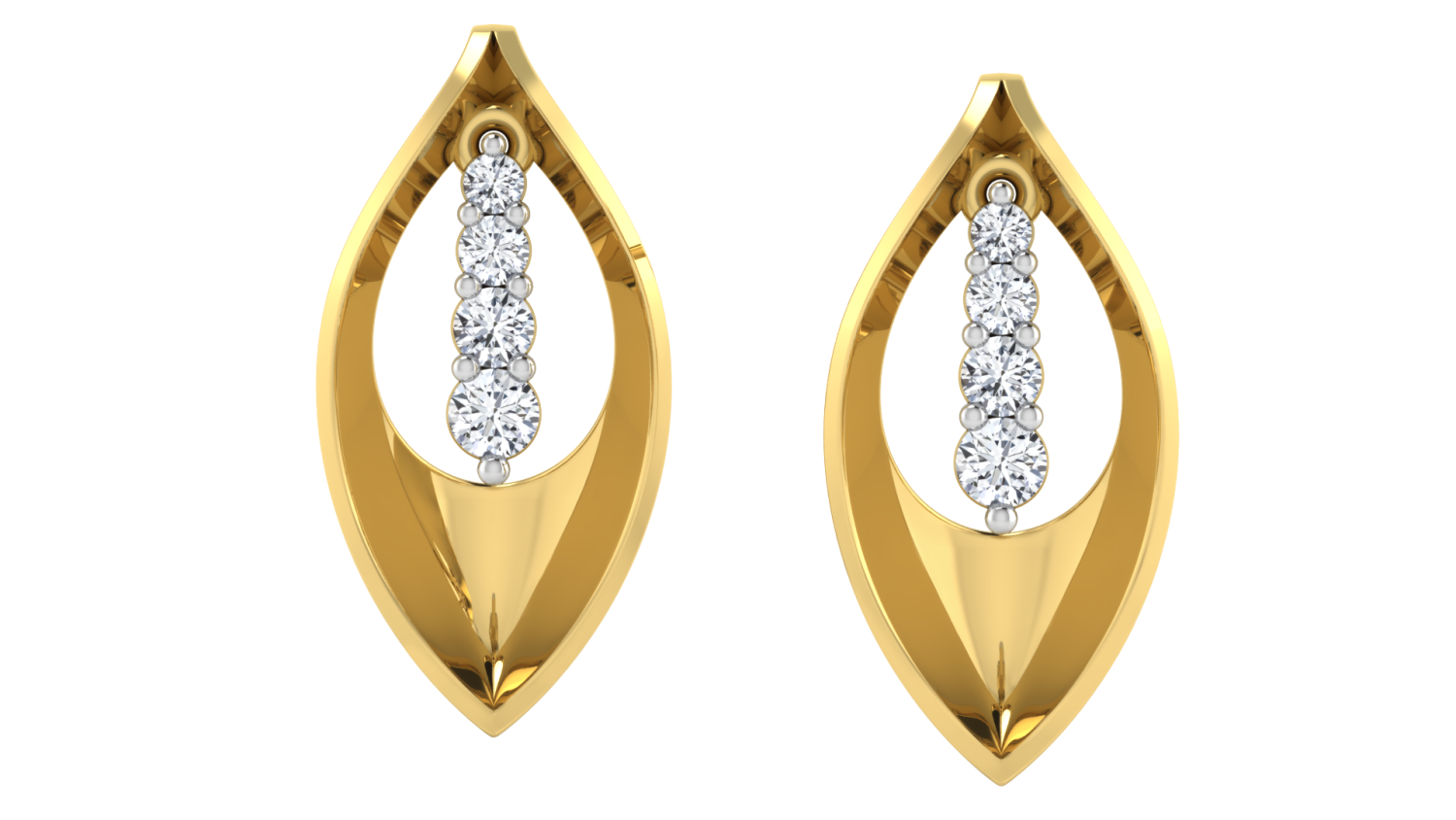 Élan Orbit Diamond Earrings