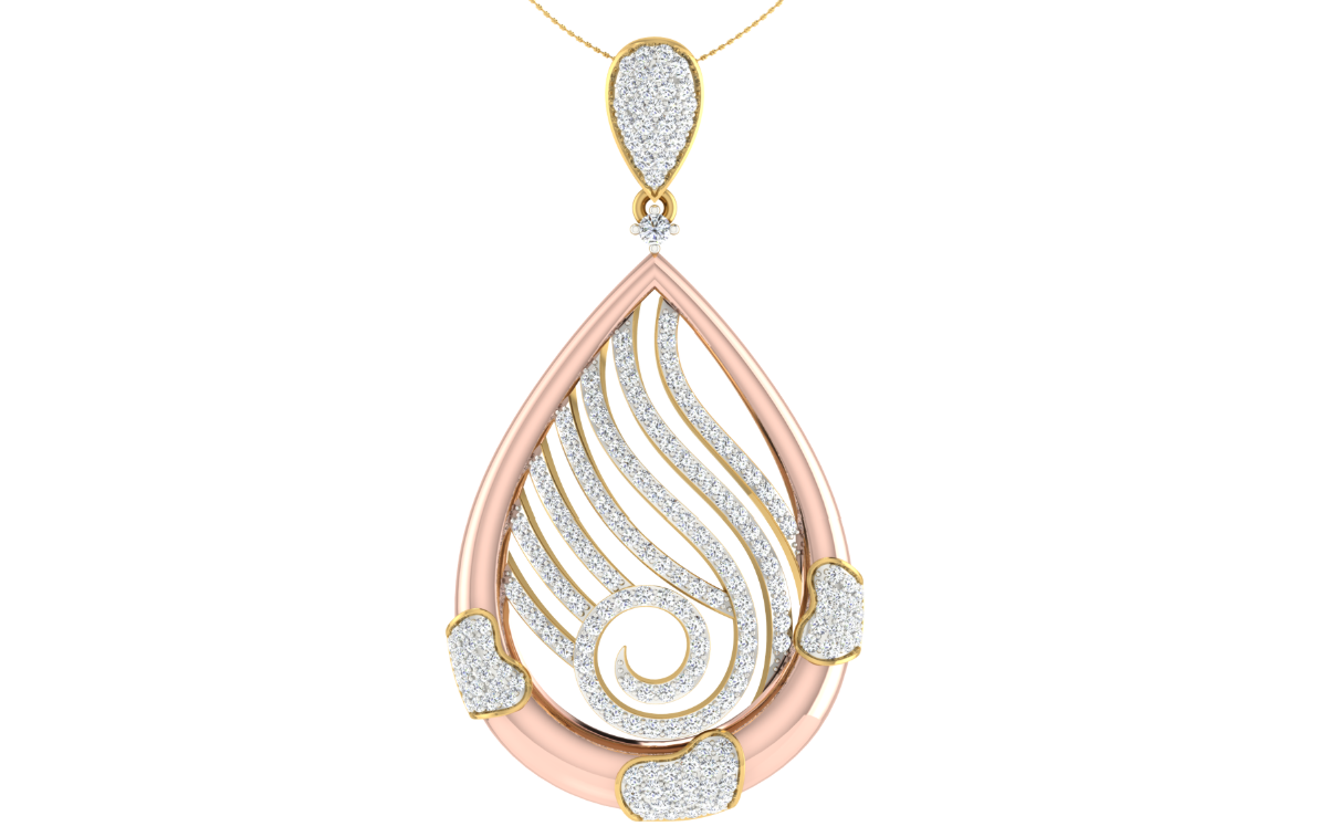 Elysian Glow Drops Pendant