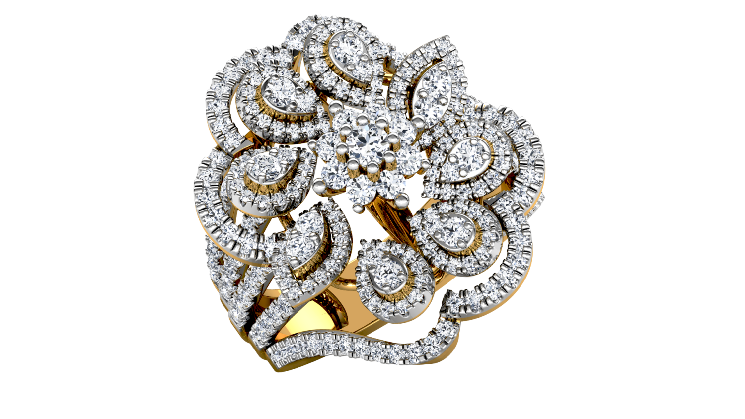 Luxe Radiance Cocktail Ring