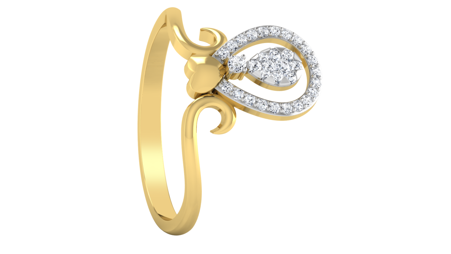 Regent Gold Circle Ring