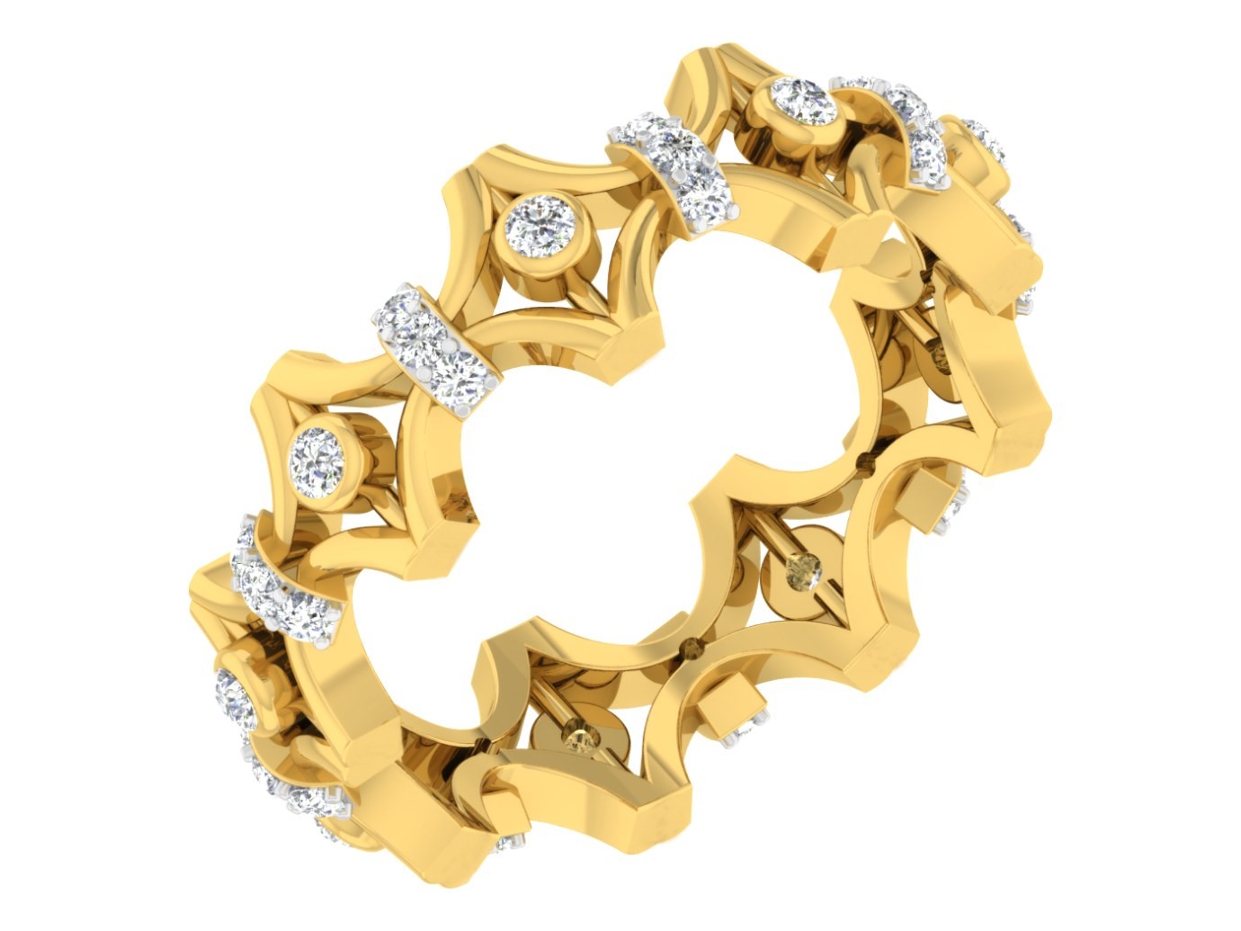 Kinetic Gold Ring