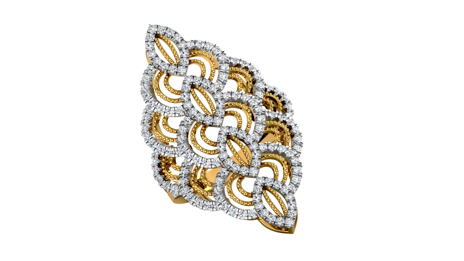 Auric Starlight Cocktail Ring