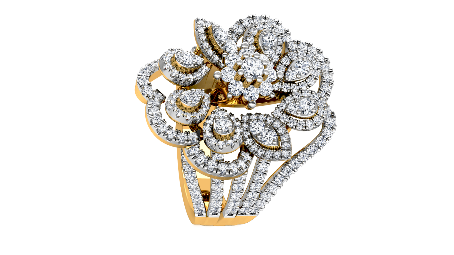 Luxe Radiance Cocktail Ring