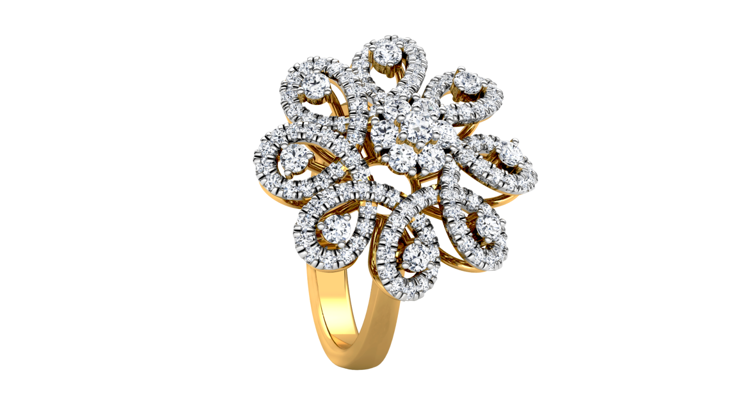 Golden Glamour ADR Ring