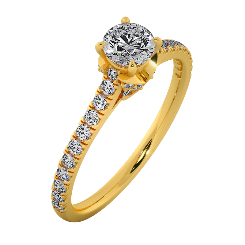 Pure Solitaire Ring