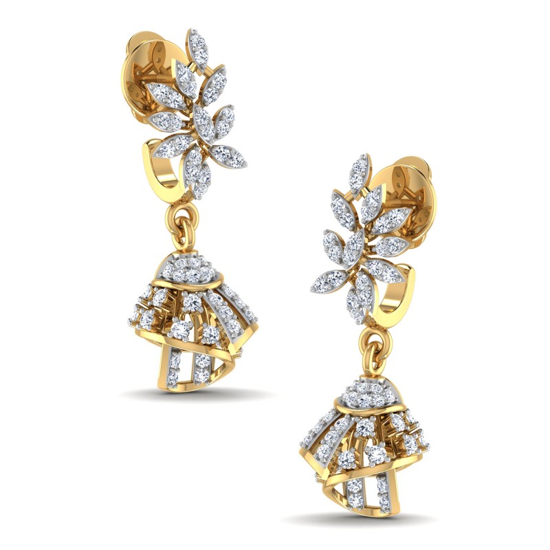 Aurea Vine Jhumkas