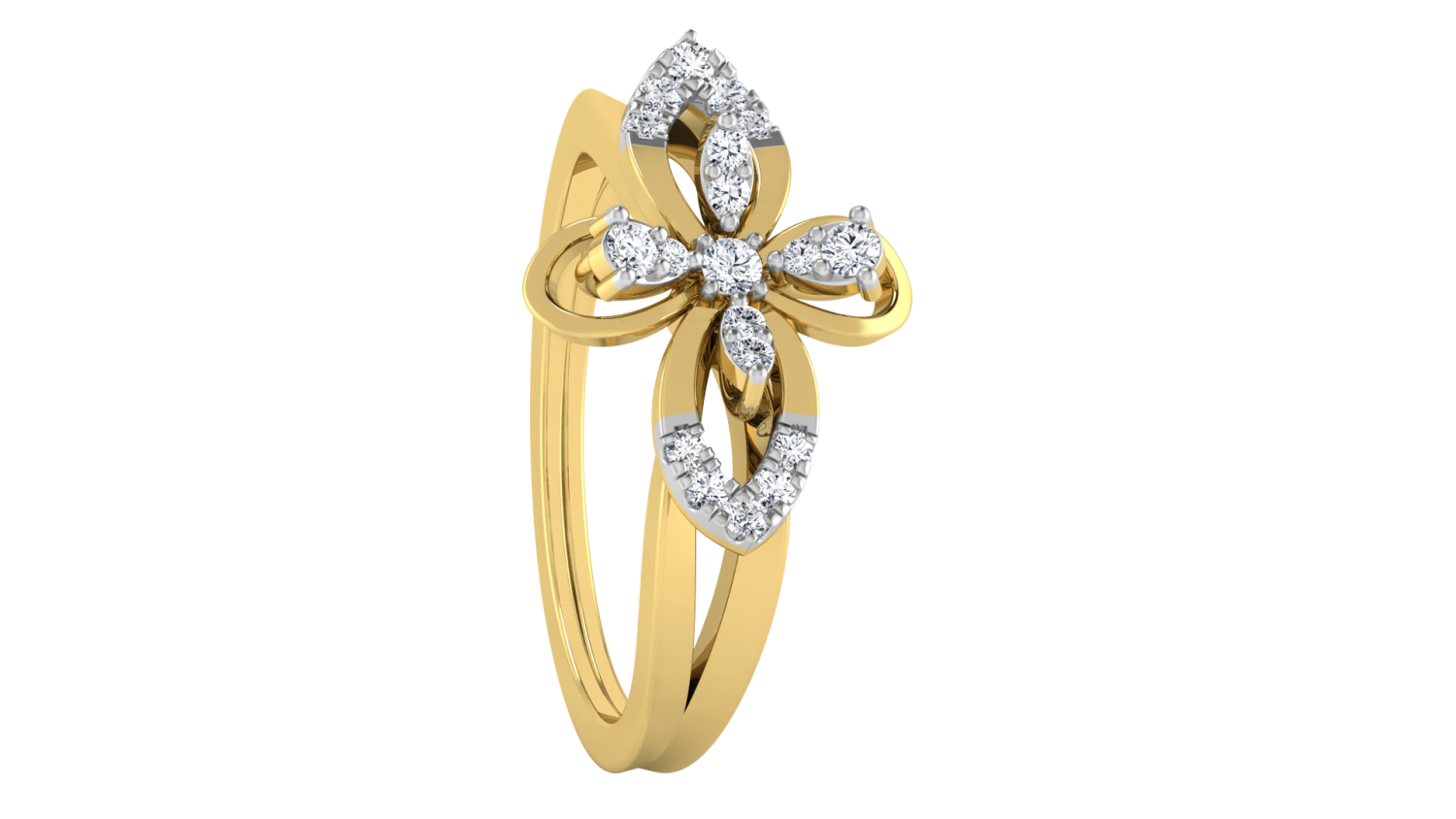 Floral Royale Diamond Ring
